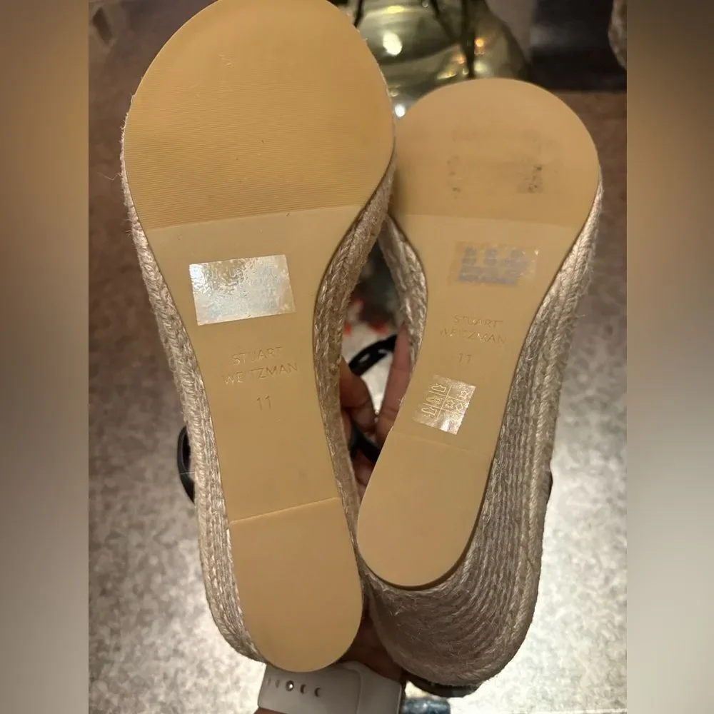 Stuart Weitzman Twist Espadrille Platform Wedge Sandal - Picture 6 of 6